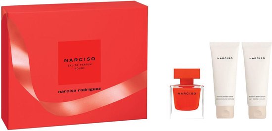 Narciso Rodriguez - Narciso Rouge EDP 50 ml + Body lotion 75 ml + Shower Cream 75 ml - Giftset - Narciso Rodriguez
