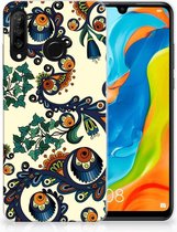 Huawei P30 Lite TPU Hoesje Design Barok Flower