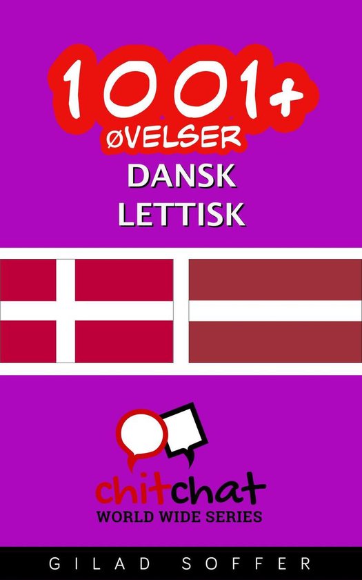1001+ Øvelser dansk - lettisk - cover