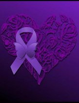 Purple Awareness Ribbon Notebook