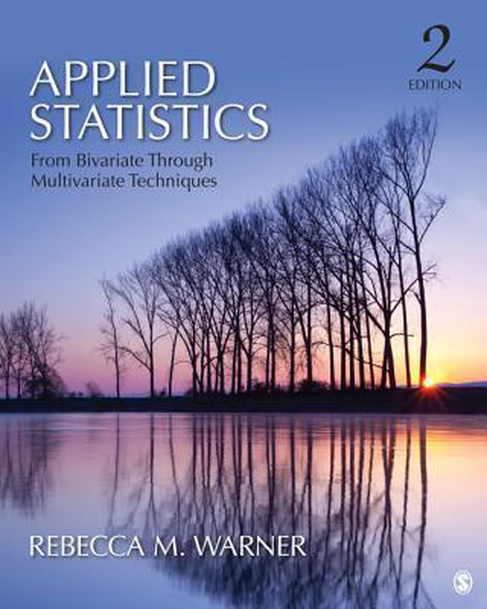 Applied Statistics - Rebecca M. Warner