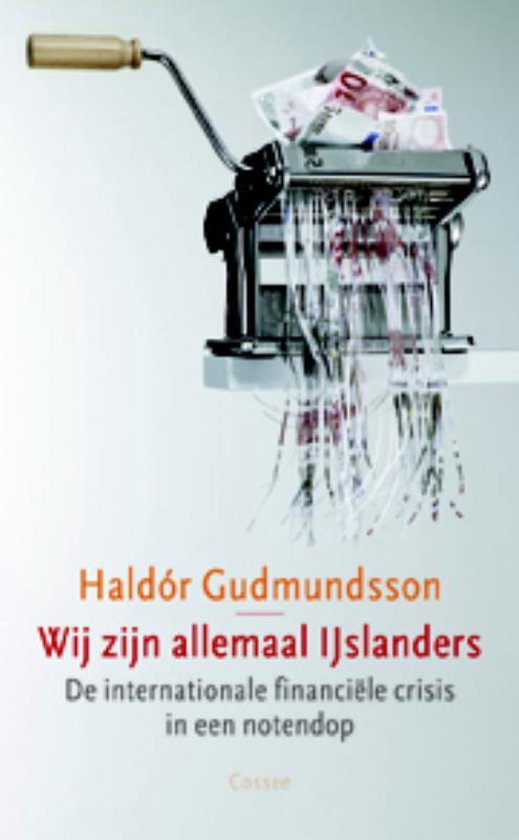 Cover van het boek 'Wij zijn allemaal IJslanders' van H. Gudmundsson en Halldor Gudmundsson