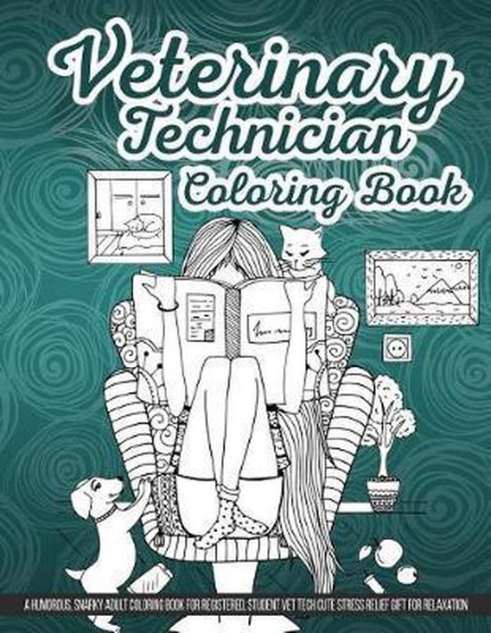 Veterinary Technician Coloring Book, Nursing Coloring Press