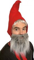 Red kabouter muts voor volwassenen - Carnavalskleding/feestkleding/verkleedkleding