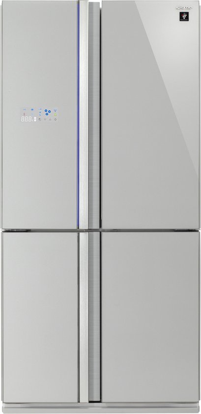 Koelkast: Sharp SJ-FS820VSL - Amerikaanse koelkast - Zilver, van het merk Sharp
