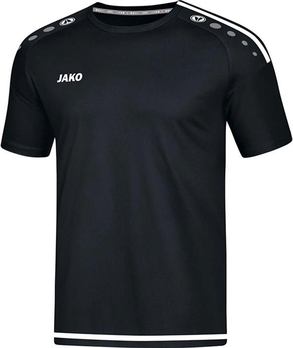 Jako Sportshirt - Maat L  - Mannen - zwart/wit