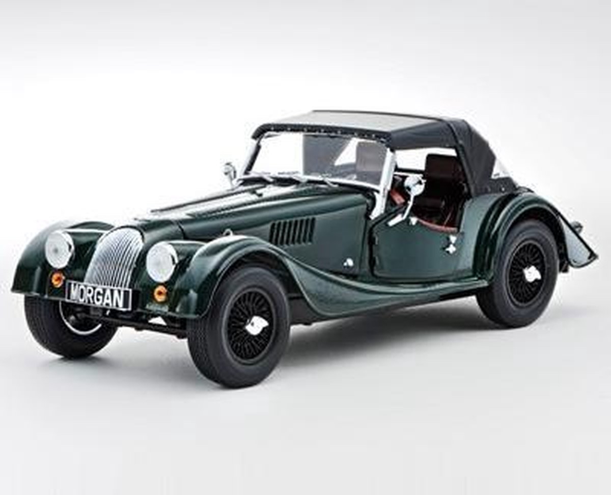 Kyosho 1:18 Morgan 4/4 Sport, Groen - met verwijderbaar dak | bol