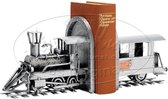 Hinz & Kunst boekenstandaards boekensteunen locomotief vorm thema cadeaus vervoer transport