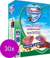 Renske Vers Vlees - Hondenvoer - 7+ Kalkoen - 30 x 395 g