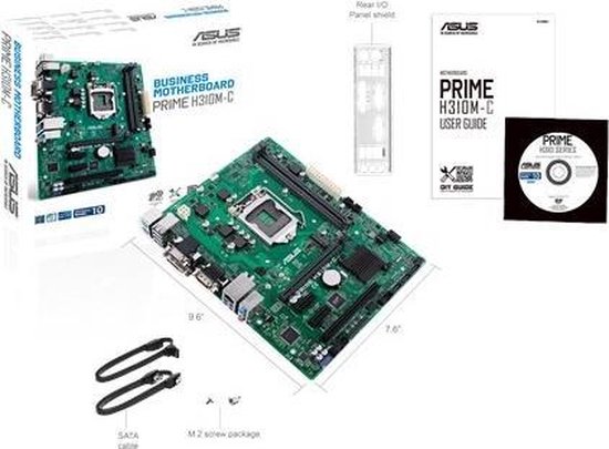 ASUS PRIME H310M-C Intel® H310 LGA 1151 (Socket H4) micro ATX - ASUS