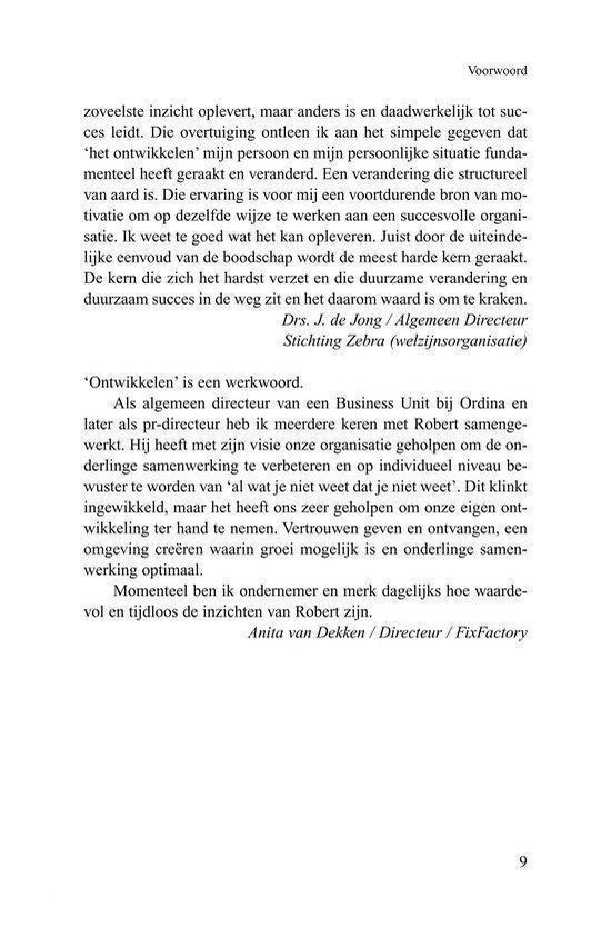 Ontwikkelen of ingewikkeld blijven
