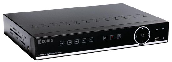 König Beveiligingsopnameset 500 gb HDD met 4 camera's — afbeelding 3