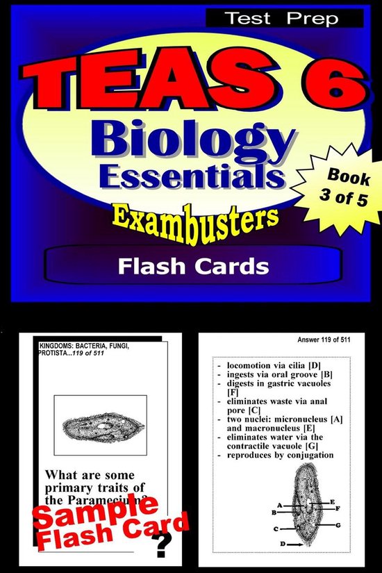 Exambusters TEAS 6 3 - TEAS 6 Test Prep Biology Review--Exam ... - cover