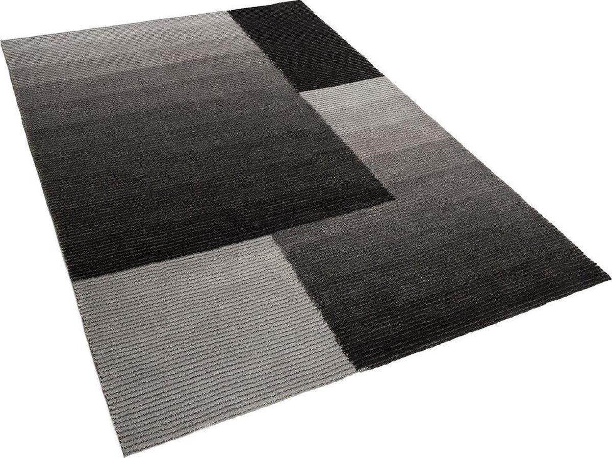 Tapijt grijs - 300x400 cm - shaggy - polyester - ANKARA | bol.com