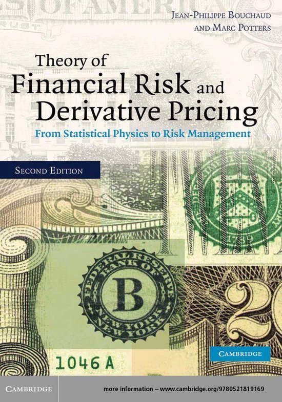 Theory of Financial Risk and Derivative Pricing - cover
