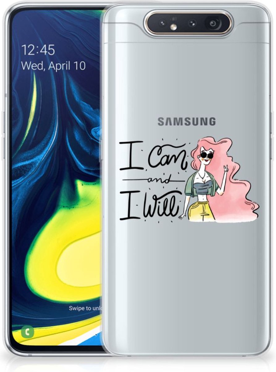 Samsung Galaxy A80 Telefoonhoesje met Naam i Can