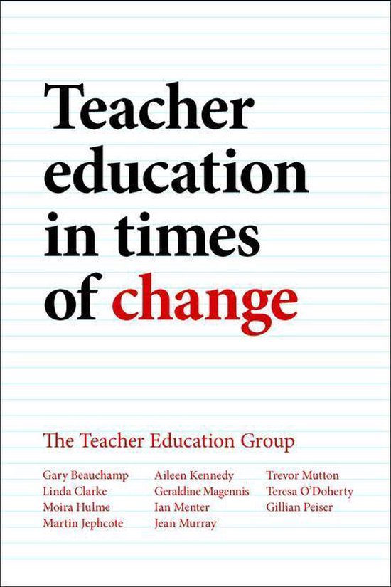 Teacher Education in Times of Change - cover