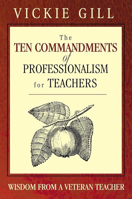 The Ten Commandments of Professionalism for Teachers - cover
