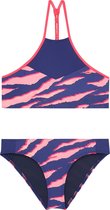 O'Neill Bikini High neck bikini - Blue Aop W/ Pink Or Purple - 164