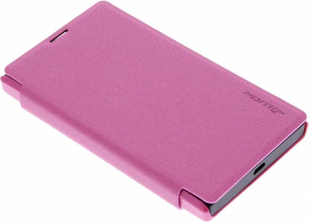 Nillkin - Sparkle slim booktype hoes - Microsoft Lumia 435 - fuchsia