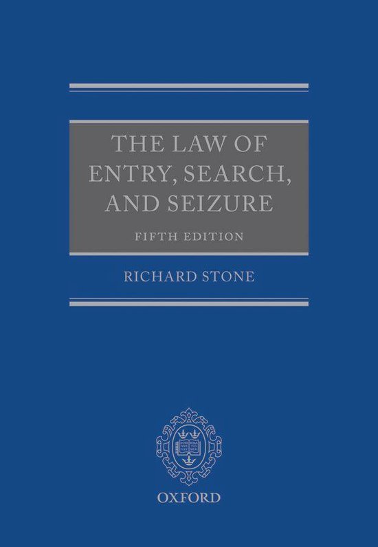 The Law of Entry, Search, and Seizure - cover