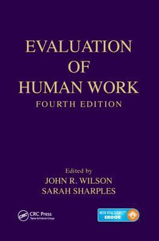 Evaluation of Human Work - cover
