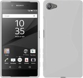Sony Xperia Z3 Mini Smartphone hoesje Silicone Case Wit