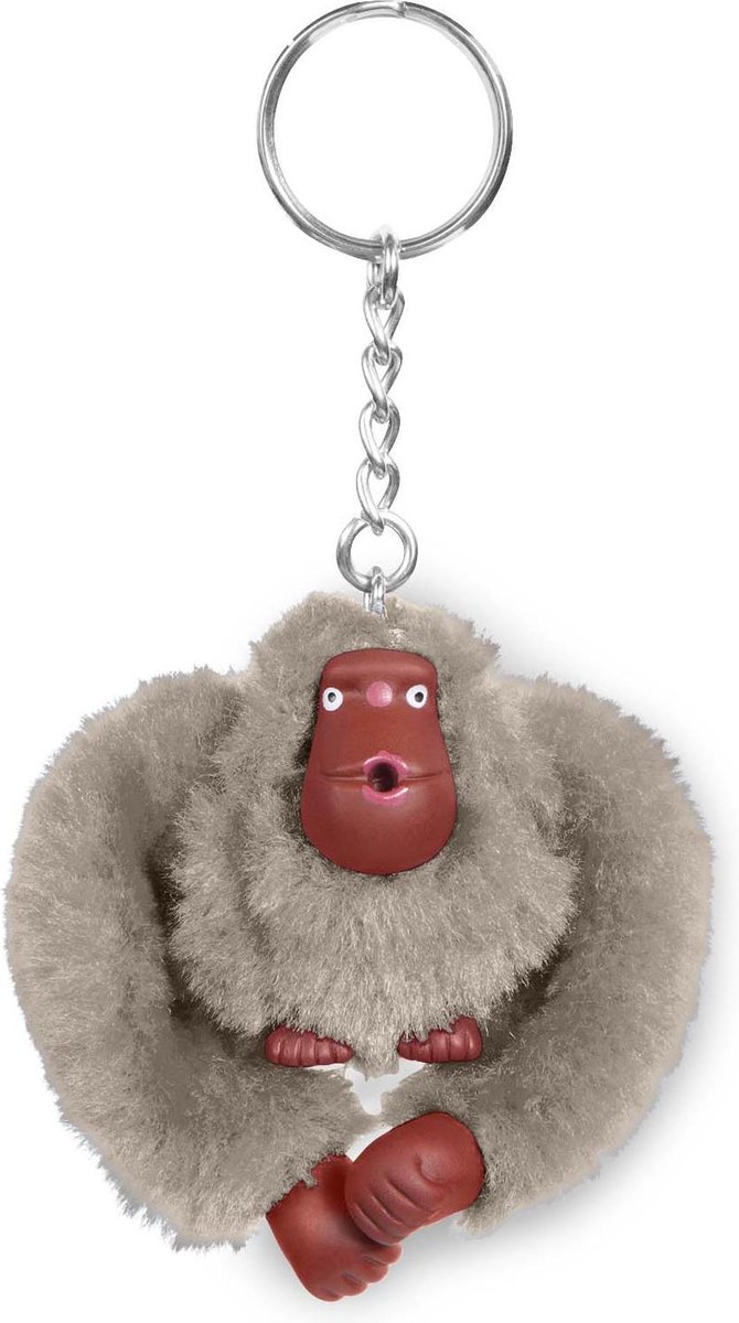 Kipling Monkeyclip S - Sleutelhanger - Warm Grey | bol.com