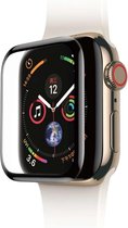 Baseus Full Cover Tempered Glass Film voor Apple Watch 44mm - zwart