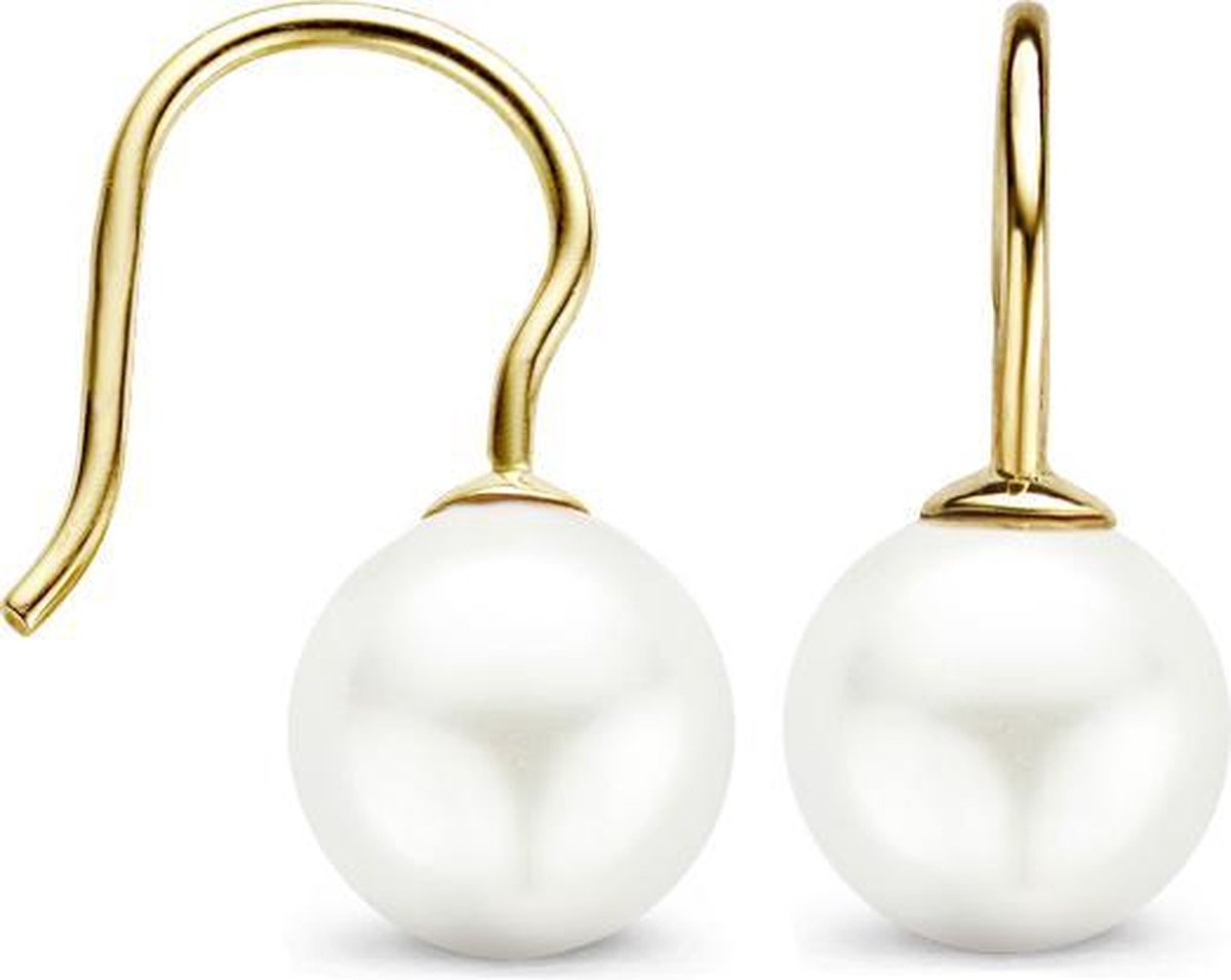 Blush Oorbellen 7050YPW - Geel Goud (14Krt.) met Swarovski Parel