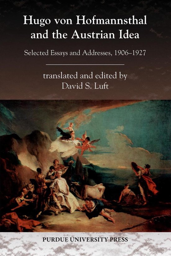 Hugo Von Hofmannsthal and the Austrian Idea - cover