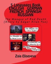 5 Languages Book English - German - French - Spanish - Russian