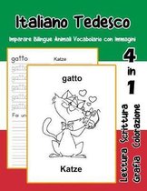 Italiano Tedesco Imparare Bilingue Animali Vocabolario con Immagini