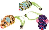 Flamingo Kattenspeelgoed Mouse Spiral - Multicolour