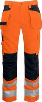 Projob Werkbroek EN ISO20471 Klasse 2 6531 Oranje/Zwart - Maat 64