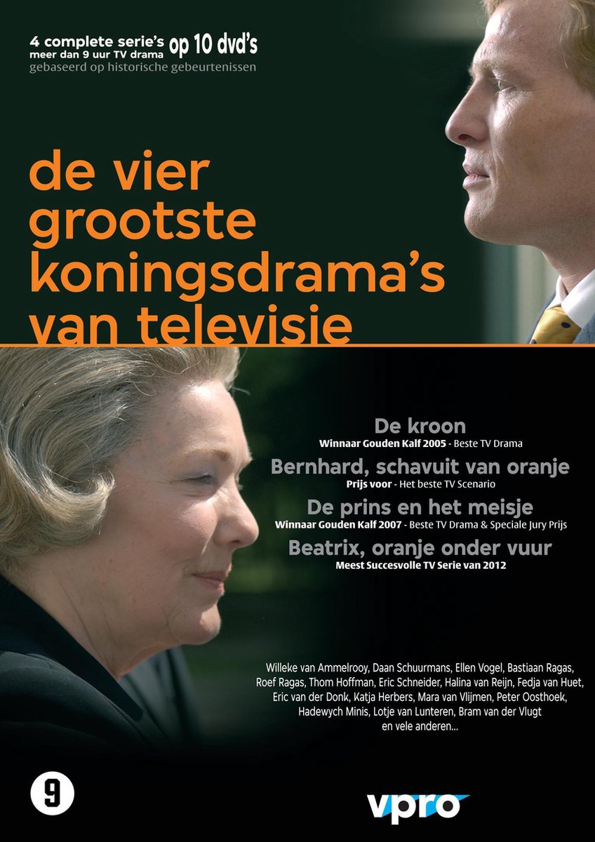 Vier Grootste Koningsdrama's van Televisie (10 DVD)