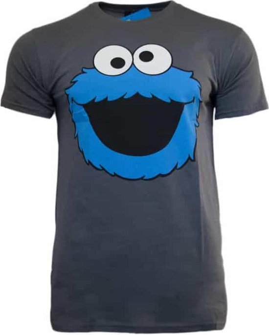 Ruimteschip server Vijftig Sesamstraat Cookie Monster Heren T-shirt S | bol.com