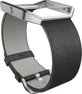 Fitbit Blaze Accessory Band Leather  - zwart - small