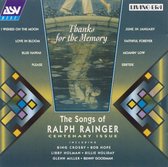 Thanks For The Memory: The Songs Of Ralph Rainger