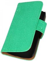 Devil Booktype Wallet Case Hoesjes voor Galaxy Star Pro S7262 Groen