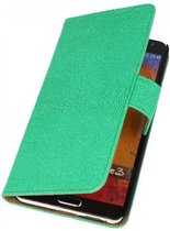 Devil Booktype Wallet Case Hoesjes voor Galaxy Note 3 N9000 Groen