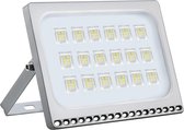 Profile LED Schijnwerper - Voor buiten - 100W -  IP67 - Extra dun - Grijs