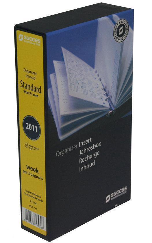 Cover van het boek 'Succes agenda vulling Standard 2011 / 1 week per 2 pagina's'