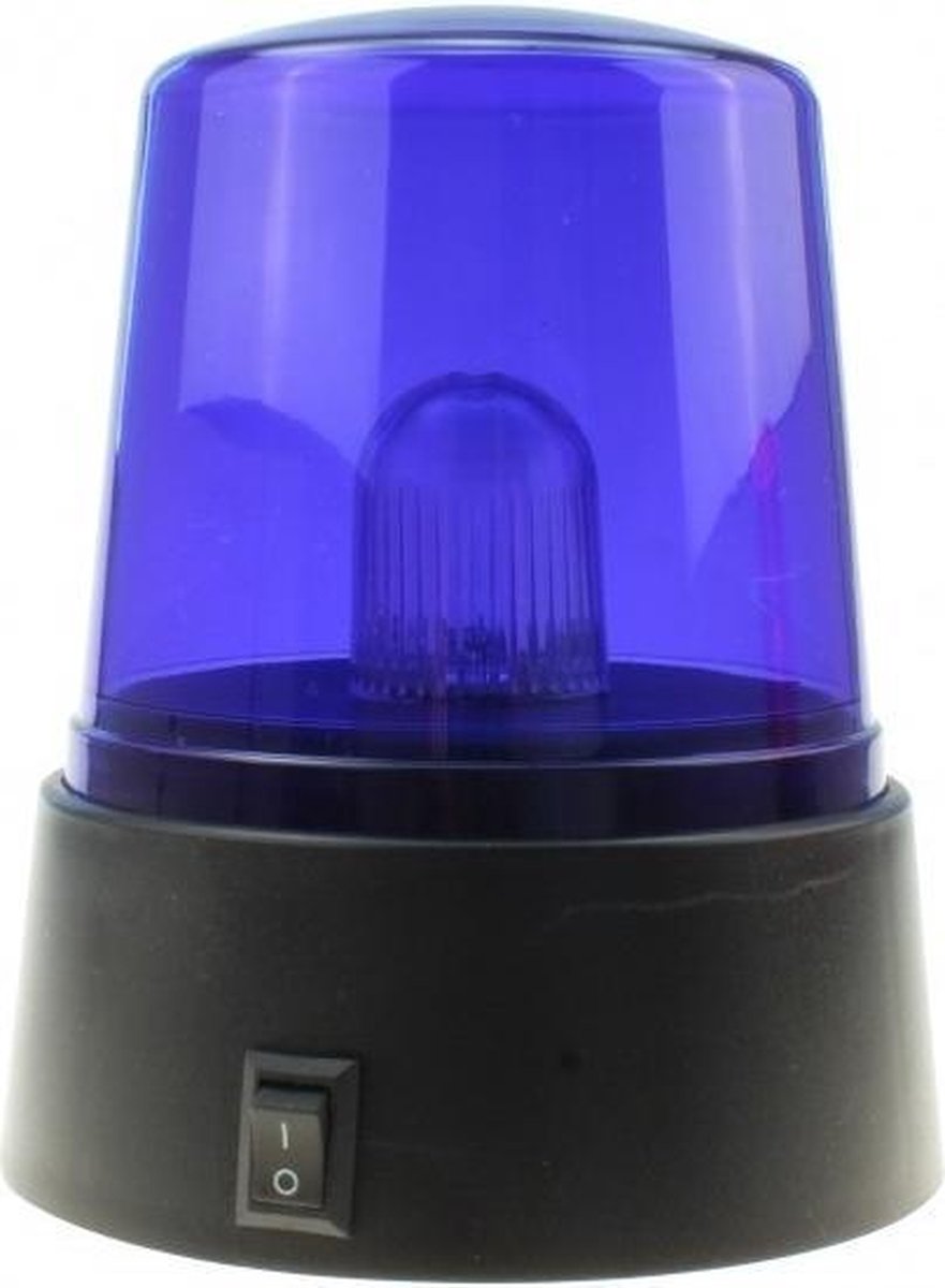 Zwaailamp met blauw LED licht