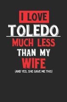 I Love Toledo Much Less Than My Wife (and Yes, She Gave Me This)