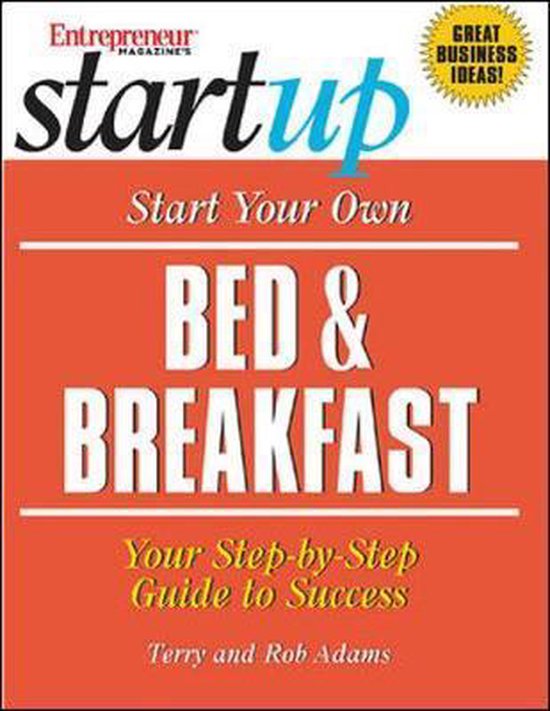 Start Your Own Bed & Breakfast | 9781891984938 | Entrepreneur Press |  Livres | bol