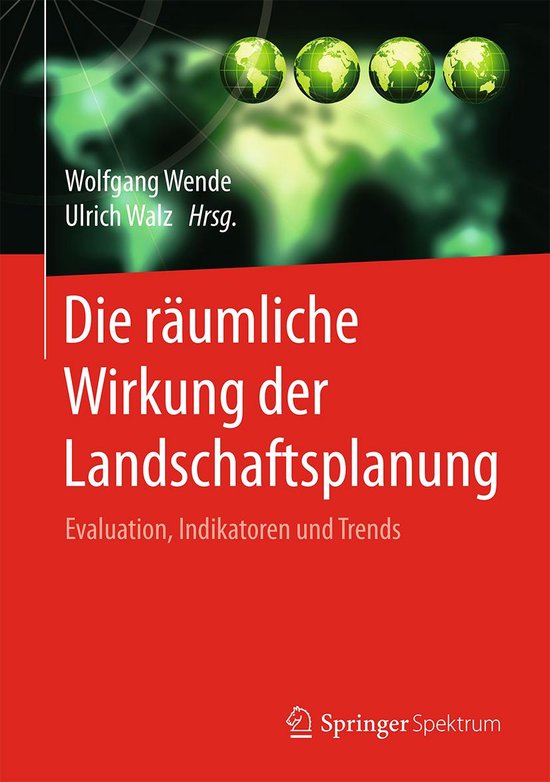 Die räumliche Wirkung der Landschaftsplanung - cover