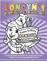 Londyn's Birthday Coloring Book Kids Personalized Books