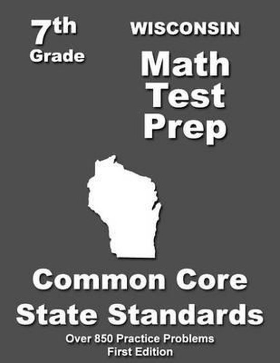 Wisconsin 7th Grade Math Test Prep - cover