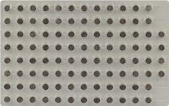 100 Stuks - Sony SR626SW (377 / 376) AG4 Zilveroxide horloge knoopcel  batterij | bol.com